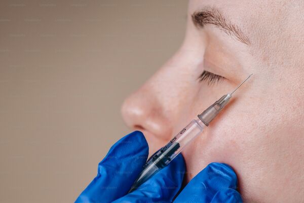 Botox cosmetic treatment targeting forehead lines at Ohio medspa