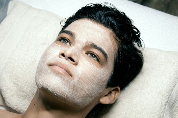 Professional chemical peel application for skin resurfacing