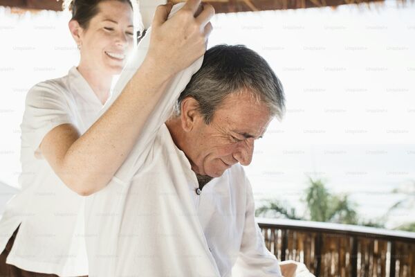 Deep tissue massage targeting muscle tension and chronic pain