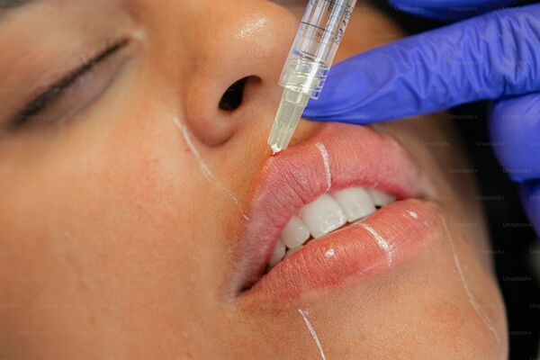 Dysport injection with wider spread for forehead