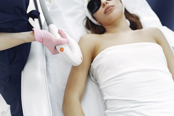 Clinical facial treatment at medical spa