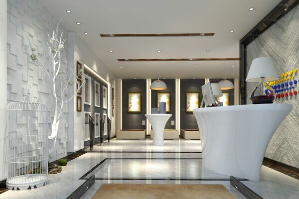 Luxury resort spa treatment room with premium amenities