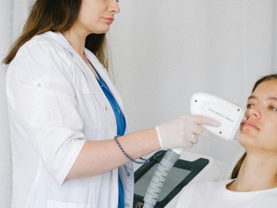 LED red light skin rejuvenation treatment